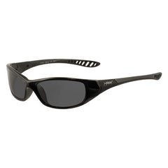 KleenGuard™ Hellraiser* Safety Glasses, Black Frame, Smoke Lens