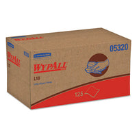 WypAll® L10 Towels, POP-UP Box, 1-Ply, 9 x 10.5, White, 125/Box, 18 Boxes/Carton Towels & Wipes-Shop Towels and Rags - Office Ready