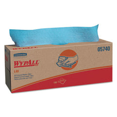 WypAll® L40 Towels, POP-UP Box, Blue, 16 2/5 x 9 4/5, 100/Box, 9 Boxes/Carton