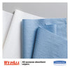 WypAll® L40 Towels, 1/4 Fold, Blue, 12 1/2 x 12, 56/Box, 12 Boxes/Carton Towels & Wipes-Shop Towels and Rags - Office Ready