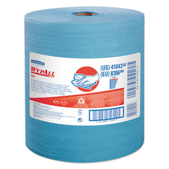 WypAll® X80 Cloths, Jumbo Roll, 12 1/2 x 13 2/5, Blue, 475/Roll