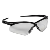 KleenGuard™ Nemesis* Safety Glasses, Black Frame, Clear Lens Safety Glasses-Wraparound - Office Ready