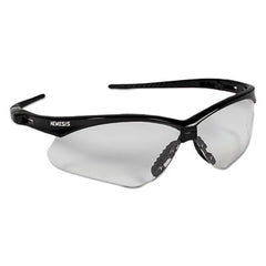 KleenGuard™ Nemesis* Safety Glasses, Black Frame, Clear Lens