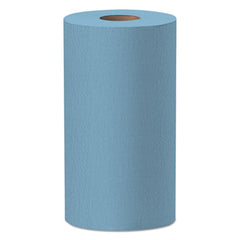 WypAll® X60 Cloths, Small Roll, 9.8 x 13.4, Blue, 130/Roll, 12 Rolls/Carton