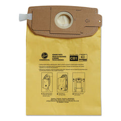 Hoover® Commercial Disposable Vacuum Bags, Allergen C1, 10/Pack