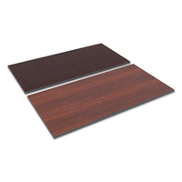 Alera® Reversible Laminate Table Top, Rectangular, 59.38w x 29.5,Medium Cherry/Mahogany Tables-Multipurpose & Training Tables - Office Ready