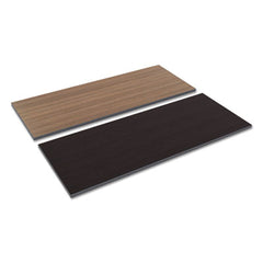Alera® Reversible Laminate Table Top, Rectangular, 59.38w x 23.63d, Espresso/Walnut
