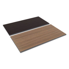 Alera® Reversible Laminate Table Top, Rectangular, 59.38w x 29.5d, Espresso/Walnut