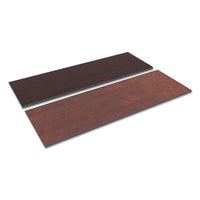 Alera® Reversible Laminate Table Top, Rectangular, 71.5w x 23.63,Medium Cherry/Mahogany Tables-Multipurpose & Training Tables - Office Ready