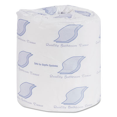 GEN Standard Bath Tissue, Wrapped, Septic Safe, 2-Ply, White, 300 Sheets/Roll, 96 Rolls/Carton Regular Roll Bath Tissues - Office Ready