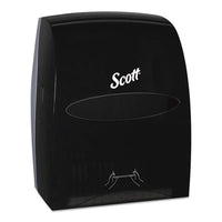 Scott® Essential™ Manual Hard Roll Towel Dispenser, 13.06 x 11 x 16.94, Black Towel Dispensers-Roll, Pull - Office Ready