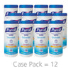 PURELL® Hand Sanitizing Wipes, 5.78 x 7, Fresh Citrus, White, 100/Canister, 12 Canisters/Carton Hand/Body Wet Wipes - Office Ready