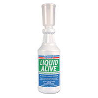 Dymon® LIQUID ALIVE® Enzyme Producing Bacteria, 32 oz. Bottle, 12/Carton Cleaners & Detergents-Drain Cleaner - Office Ready
