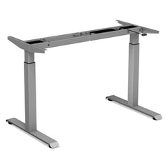 Alera® AdaptivErgo® Two-Stage Electric Height-Adjustable Table Base, 27.5" to 47.2" High, Gray