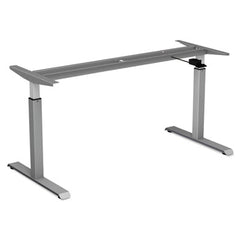 Alera® AdaptivErgo® Single-Pneumatic Height-Adjustable Table Base, 26.18" to 39.57", Gray
