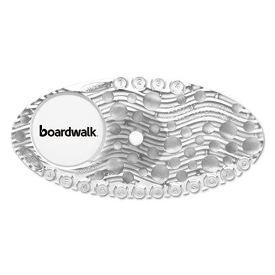 Boardwalk® Curve Air Freshener, Mango, Solid, Clear, 10/Box Air Fresheners/Odor Eliminators-Solid Refill - Office Ready