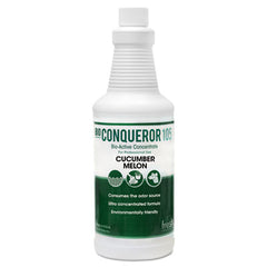 Fresh Products Bio Conqueror 105 Enzymatic Odor Counteractant Concentrate, Cucumber Melon, 1 qt Bottle, 12/Carton