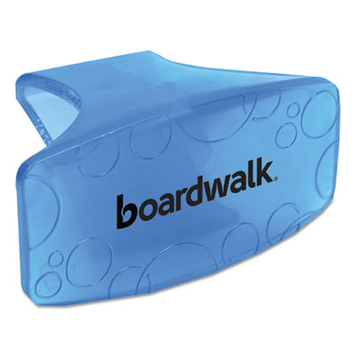 Boardwalk® Bowl Clip, Cotton Blossom Scent, Blue, 12/Box Toilet & Urinal Deodorizers-Bowl Clip Deodorizer/Cleaner - Office Ready