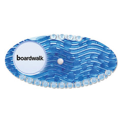 Boardwalk® Curve Air Freshener, Cotton Blossom, Solid, Blue, 10/Box