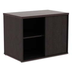 Alera® Open Office Desk Series Low Storage Cabinet Credenza, 29 1/2w x 19 1/8d x 22 7/8h, Espresso