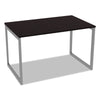 Alera® Open Office Desk Series Adjustable O-Leg Desk Base, 30" Deep, Silver Tables-Conference Tables - Office Ready