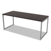 Alera® Open Office Desk Series Adjustable O-Leg Desk Base, 30" Deep, Silver Tables-Conference Tables - Office Ready