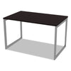 Alera® Open Office Desk Series Adjustable O-Leg Desk Base, 30" Deep, Silver Tables-Conference Tables - Office Ready