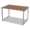 Alera® Open Office Desk Series Adjustable O-Leg Desk Base, 30" Deep, Silver Tables-Conference Tables - Office Ready