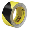 3M™ Safety Stripe Tape, 2" x 108 ft, Black/Yellow  - Office Ready