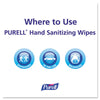 PURELL® Hand Sanitizing Wipes, 5.78 x 7, Fresh Citrus, White, 100/Canister, 12 Canisters/Carton Hand/Body Wet Wipes - Office Ready