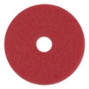 3M™ Red Buffer Floor Pads 5100, 20" Diameter, Red, 5/Carton Floor Pads-Burnish/Buff - Office Ready