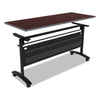 Alera® Reversible Laminate Table Top, Rectangular, 59.5w x 23.63,Medium Cherry/Mahogany Tables-Multipurpose & Training Tables - Office Ready