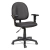 Alera® Essentia Series Swivel Task Chair with Adjustable Arms, Supports Up to 275 lb, 17.71" to 22.44" Seat Height, Black Chairs/Stools-Office Chairs - Office Ready