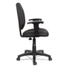 Alera® Essentia Series Swivel Task Chair with Adjustable Arms, Supports Up to 275 lb, 17.71" to 22.44" Seat Height, Black Chairs/Stools-Office Chairs - Office Ready