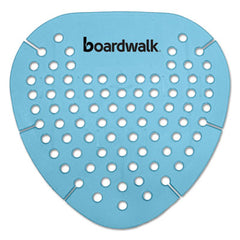 Boardwalk® Gem Urinal Screens, Cotton Blossom Scent, Blue, 12/Box