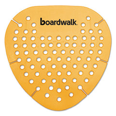 Boardwalk® Gem Urinal Screens, Mango Scent, Orange, 12/Box