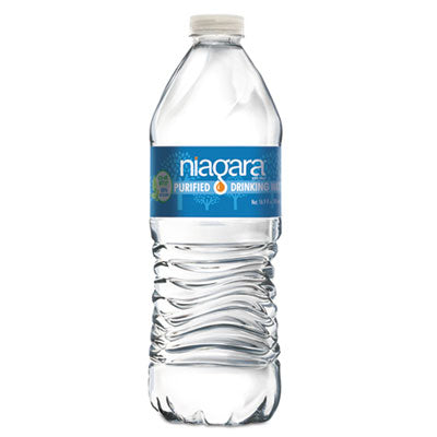 Niagara® Bottling Purified Drinking Water, 16.9 oz Bottle, 24/Pack, 2016/Pallet Beverages-Water, Bottled Drinking - Office Ready