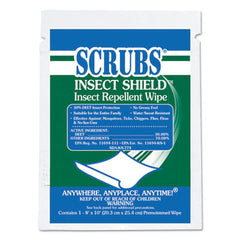 SCRUBS® Insect Shield™ Insect Repellent Wipes, 8 x 10, Floral, 100/Carton