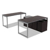 Alera® Reversible Laminate Table Top, Rectangular, 59.38w x 23.63d, Espresso/Walnut Tables-Multipurpose & Training Tables - Office Ready