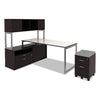 Alera® Valencia™ Series Mobile Box/File Pedestal, Left or Right, 2-Drawers: Box/File, Legal/Letter, Espresso, 15.88" x 19.13" x 22.88" File Cabinets-Vertical Pedestal - Office Ready
