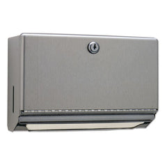 Bobrick ClassicSeriesÂ® Surface-Mounted Paper Towel Dispenser, 10.75 x 4 x 7.06, Stainless Steel
