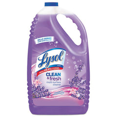 LYSOL® Brand Clean & Fresh Multi-Surface Cleaner, Lavender and Orchid Essence, 144 oz Bottle, 4/Carton