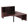 Alera® Valencia™ Series D-Top Desk, 71" x 35.5" x 29.63", Mahogany Desks-Desk Shells - Office Ready