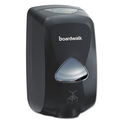 Boardwalk® Touch-Free Dispenser, 1,200 mL, 1.31 x 6.38 x 11.25, Black Soap Dispensers-Liquid, Automatic - Office Ready