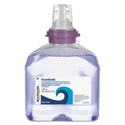 Boardwalk® Lavender Foam Soap, Cranberry Scent, 1,200 mL Refill, 2/Carton Personal Soaps-Foam Refill - Office Ready