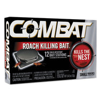 Combat® Source Kill Small Roach Bait, 12/Pack, 12 Packs/Carton Insect Killer Baits & Traps - Office Ready