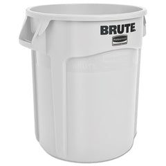 Rubbermaid® Commercial Vented Round Brute® Container, 20 gal, Plastic, White