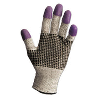 KleenGuard™ G60 PURPLE NITRILE* Cut-Resistant Gloves, 230 mm Length, Medium/Size 8, Black/White, Pair Work Gloves, Cut Resistant - Office Ready