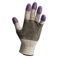 KleenGuard™ G60 PURPLE NITRILE* Cut-Resistant Gloves, 250mm Length, X-Large/Size 10, Black/White, 12 Pairs/Carton