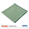 WypAll® Microfiber Cloths, Reusable, 15 3/4 x 15 3/4, Green, 24/Carton Towels & Wipes-Washable Cleaning Cloth - Office Ready